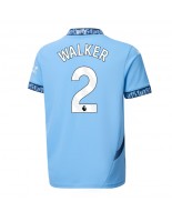 Manchester City Kyle Walker #2 Domácí Dres 2024-25 Krátký Rukáv